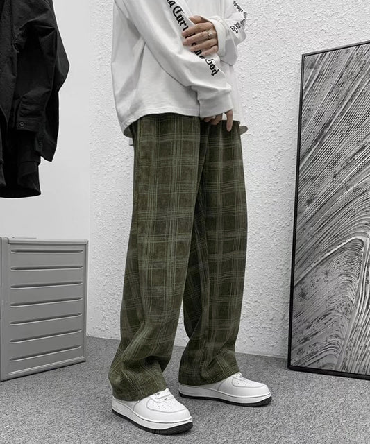 チェック柄パンツ/12141