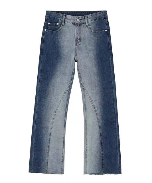 グラデーションフレアデニムパンツ/12138