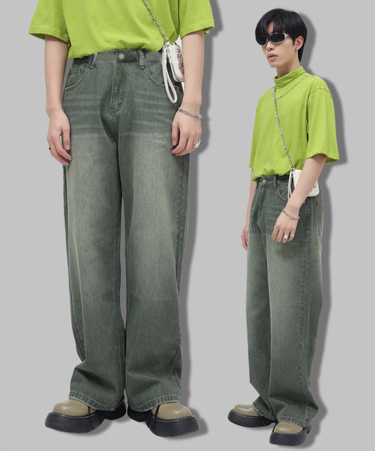 ハイウエスト ワイドルーズデニム/11549