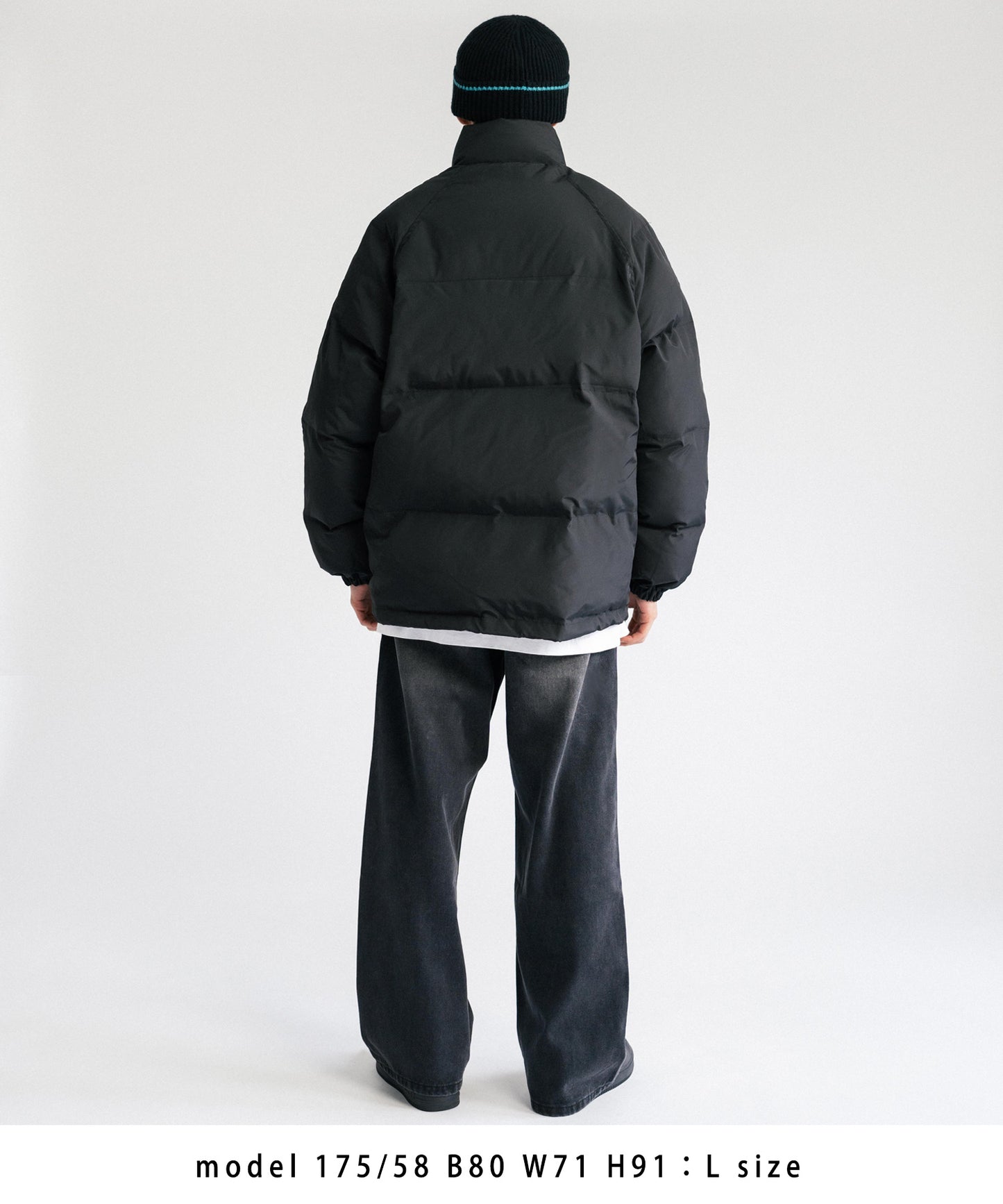 ルーズストレートワイドデニムパンツ/12260