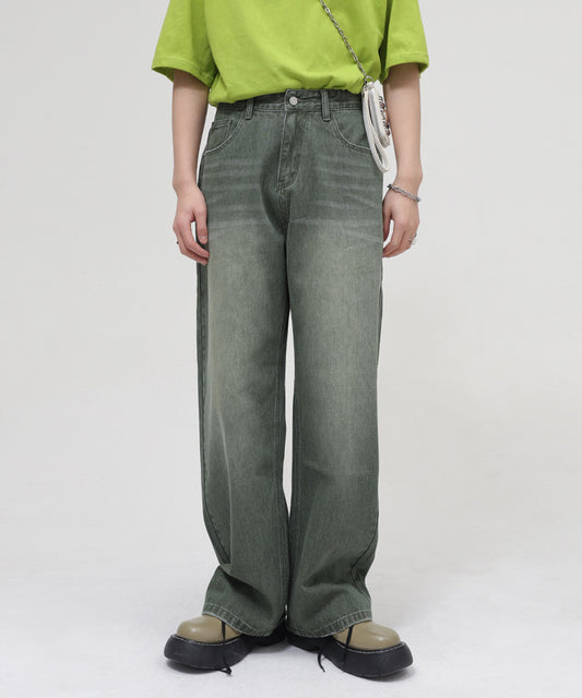 ハイウエスト ワイドルーズデニム/11549