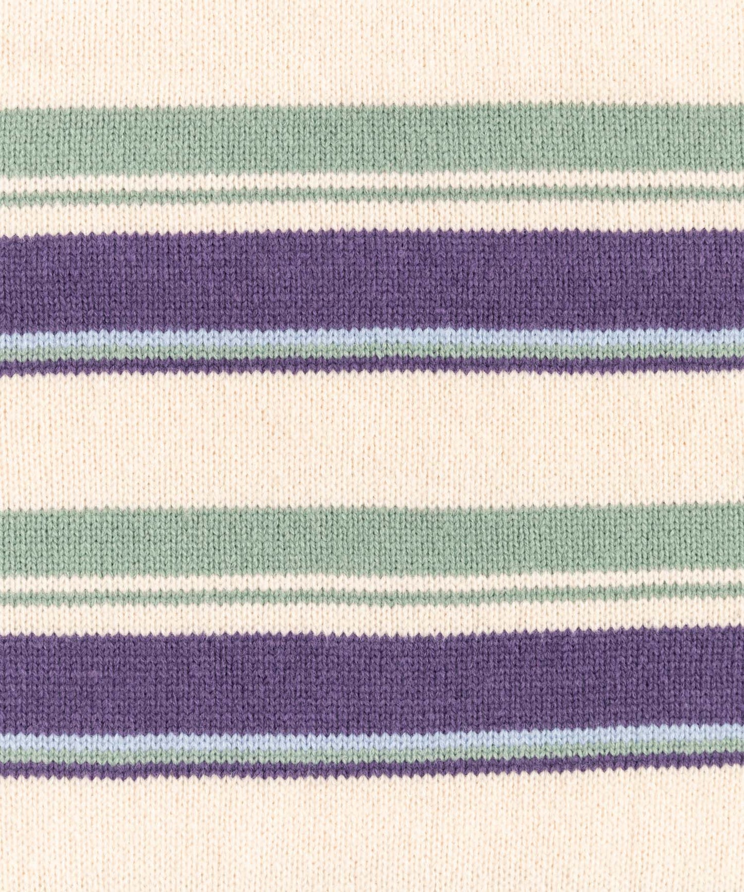 ロゴ刺繍ボーダーニット