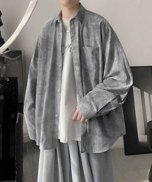 タイダイ柄長袖シャツ / 15165