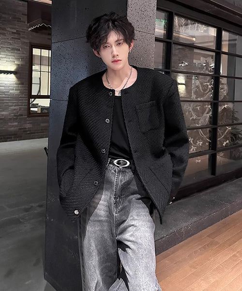 ツイードノーカラージャケット / 15550