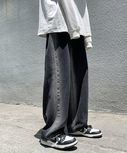 ブリーチ加工デニムパンツ/12570