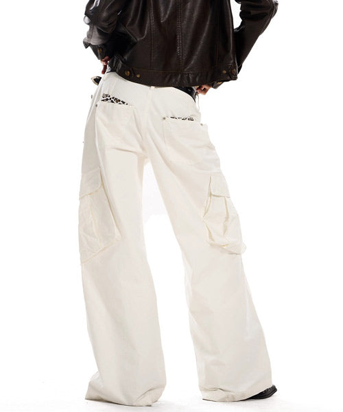 レオパード柄ポケットカーゴパンツ / 15565