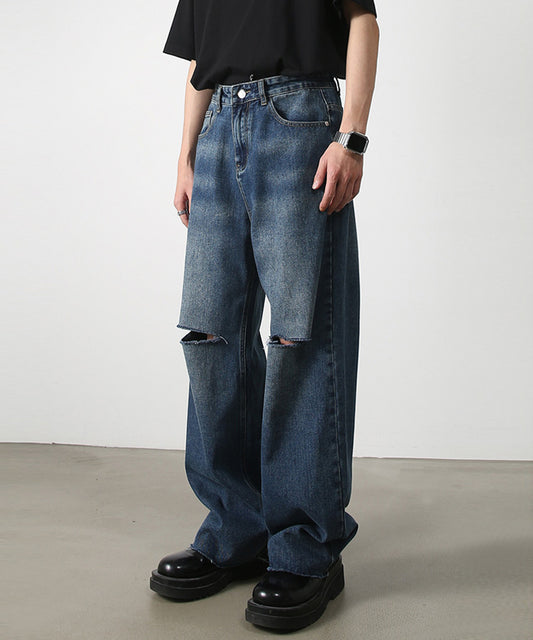 ダメージデニムパンツ/12589
