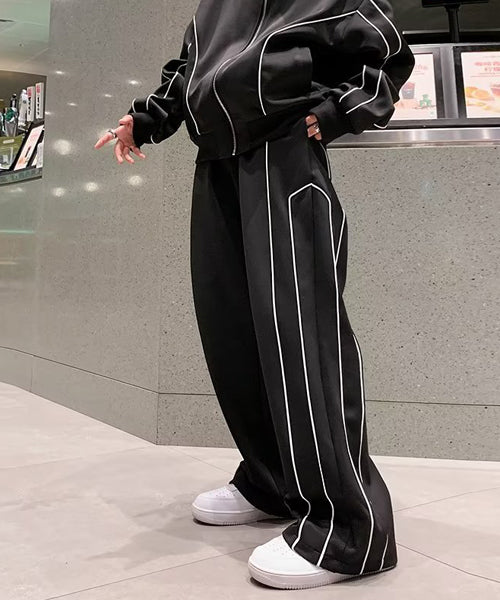 パイピングトラックジャケット＆パンツ セットアップ / 15546