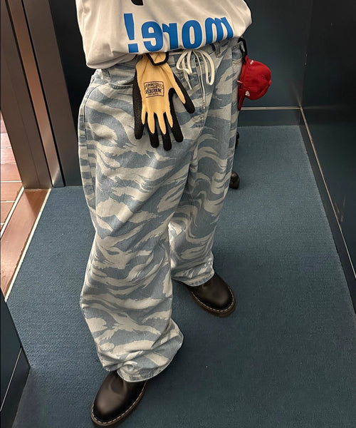 タイガーパターンデニムパンツ / 15780