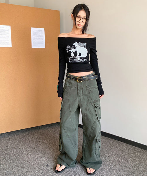 ワイドカーゴパンツ / 15492