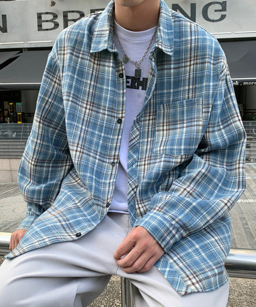 チェック柄シャツ / 14353