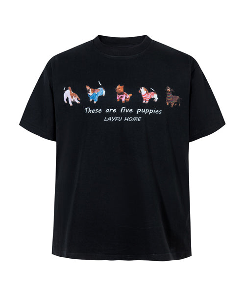 DOGプリントTシャツ / 15828