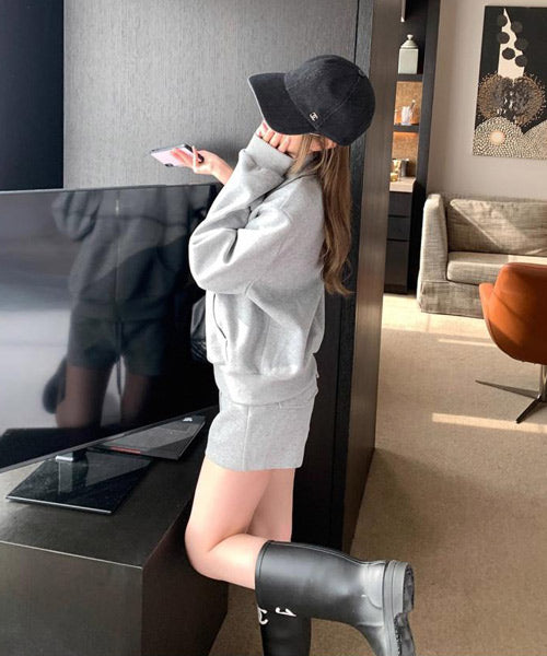 ジップアップスウェット＆ショートパンツ セットアップ / 15589