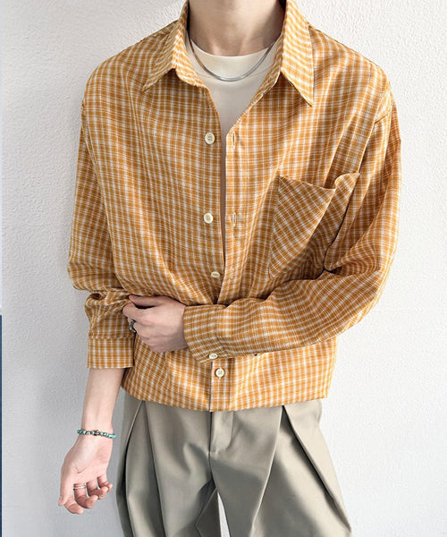 レトロチェック柄シャツ / 16257