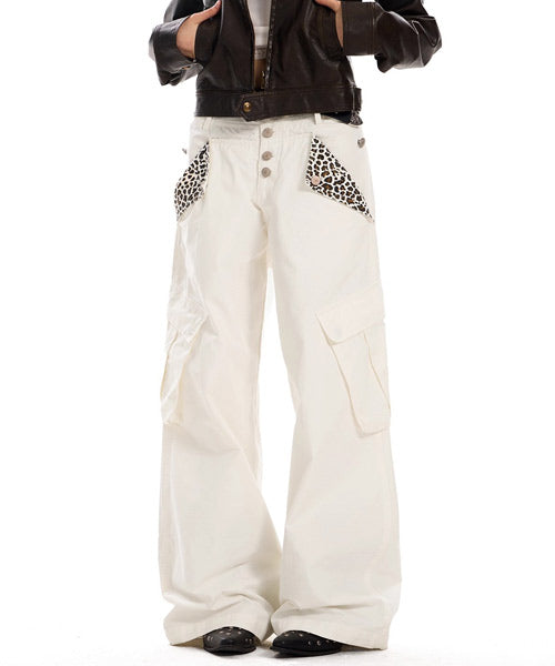 レオパード柄ポケットカーゴパンツ / 15565