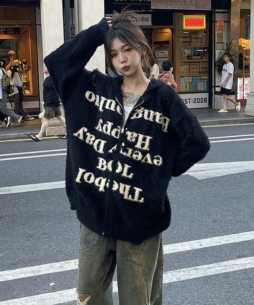 シャギーニットパーカー / 15246