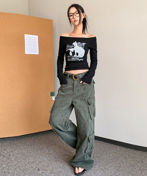 ワイドカーゴパンツ / 15492