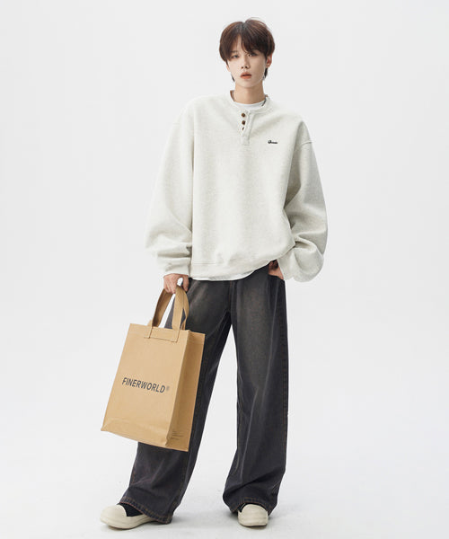 ヘンリーネックスウェット / 15256