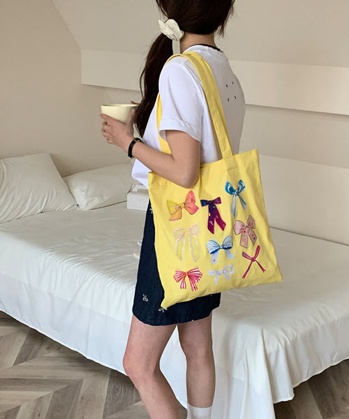 リボンプリントトートバッグ / 15748