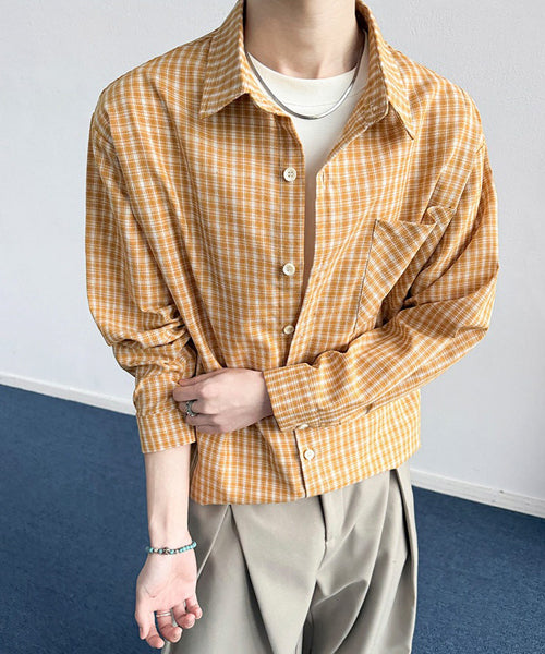 レトロチェック柄シャツ / 16257