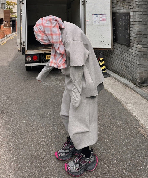 ワイドスウェットハーフパンツ / 15919