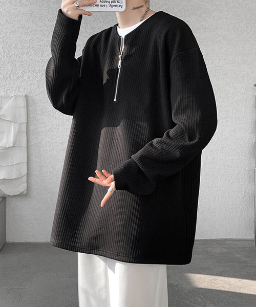 ハーフジップロンT / 15211