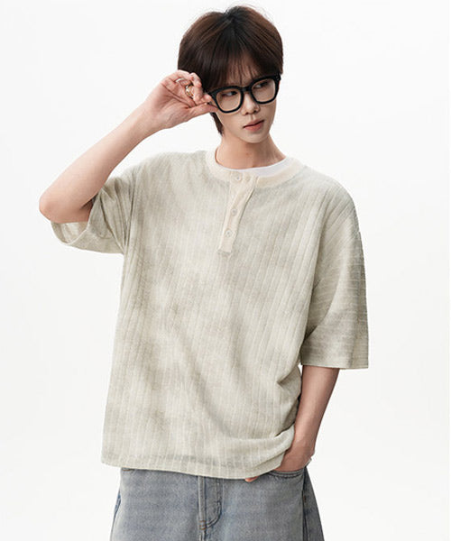 ヘンリーネックTシャツ / 15920