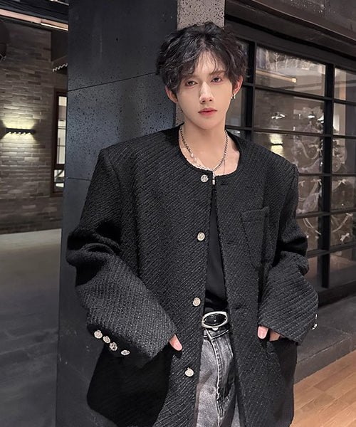 ツイードノーカラージャケット / 15550