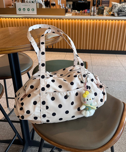 ドット柄ボストンバッグ / 15342