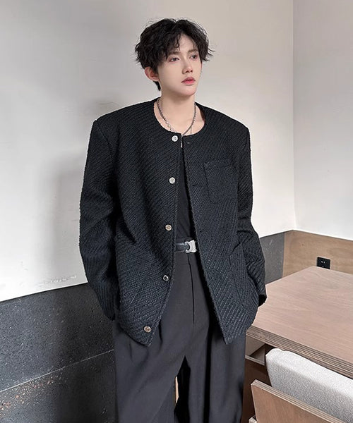 ツイードノーカラージャケット / 15550