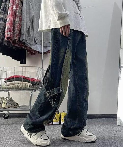 サイドベルトデニムパンツ / 15737