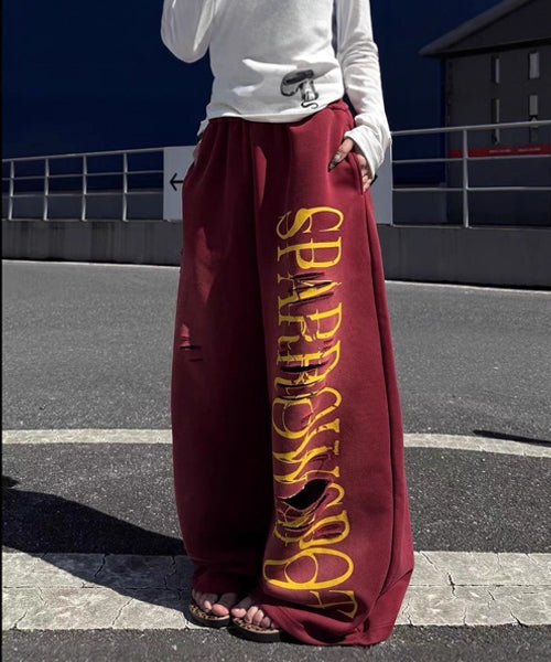 ダメージ加工スウェットパンツ / 15516