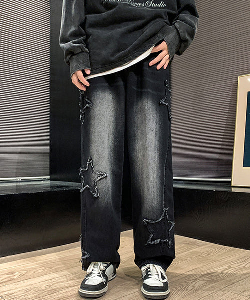 スターモチーフデニムパンツ / 15560