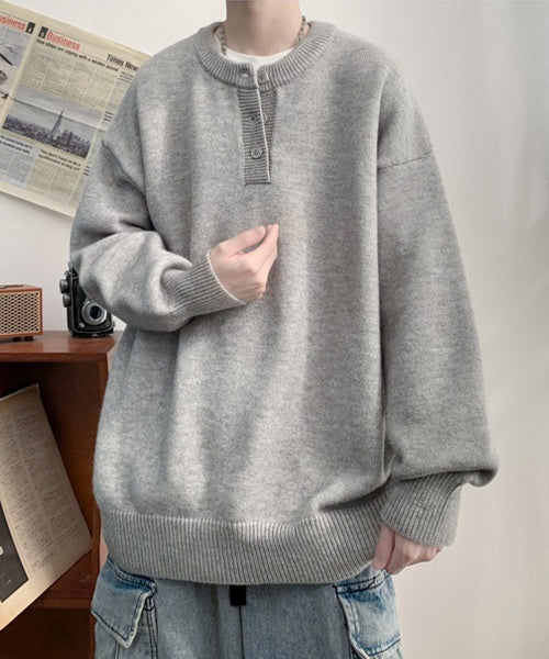 ヘンリーネックニット / 15234