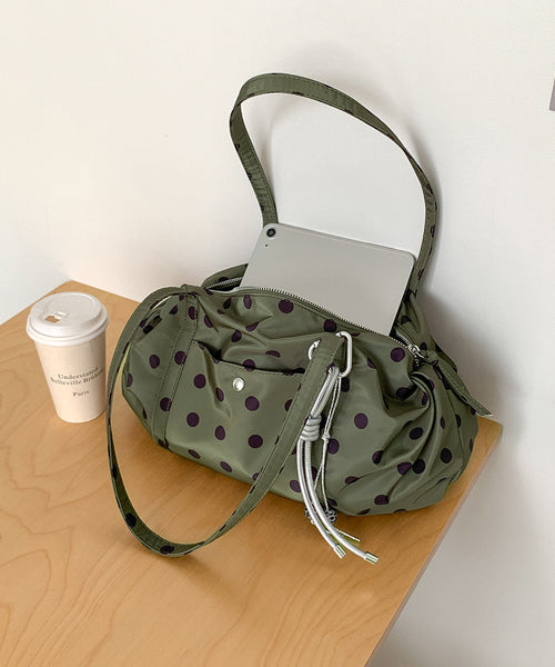 ドット柄ボストンバッグ / 15342