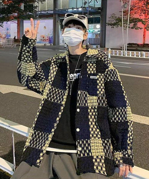 チェック柄シャツジャケット / 15596