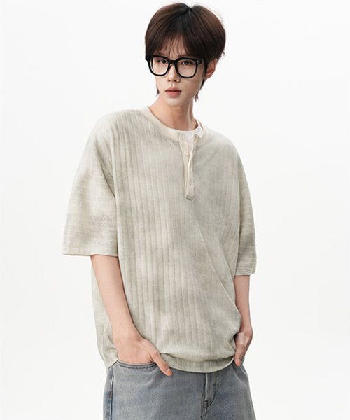 ヘンリーネックTシャツ / 15920
