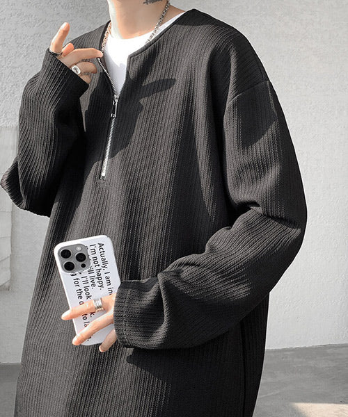 ハーフジップロンT / 15211