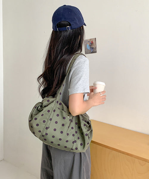 ドット柄ボストンバッグ / 15342