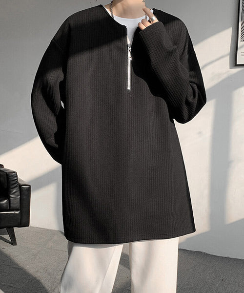 ハーフジップロンT / 15211