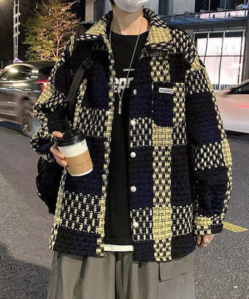 チェック柄シャツジャケット / 15596
