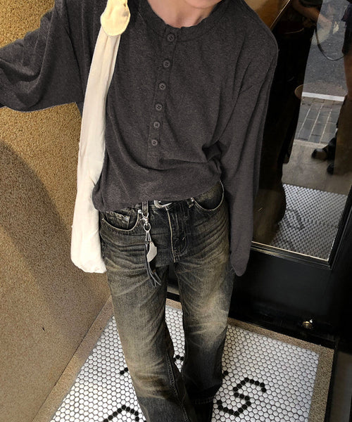 ヘンリーネックロンT / 15664