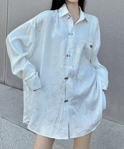 メタルバックル和柄シャツ / 16298