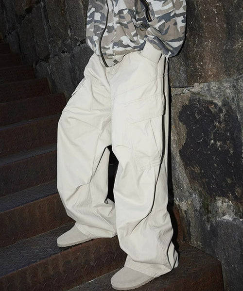 ギャザーワイドカーゴパンツ / 15543