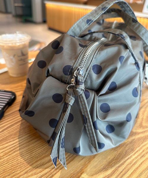ドット柄ボストンバッグ / 15342