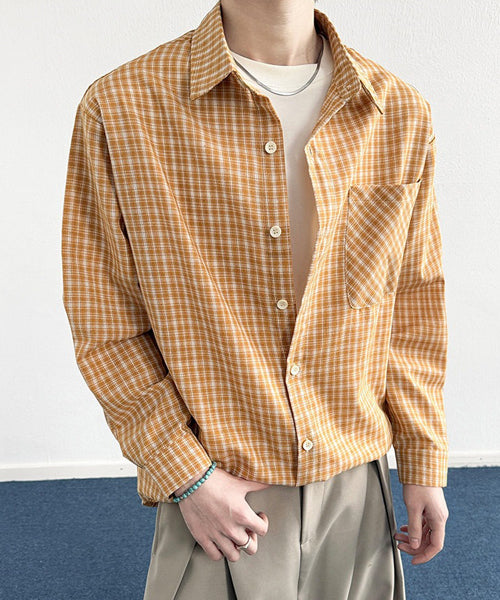 レトロチェック柄シャツ / 16257