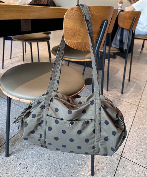 ドット柄ボストンバッグ / 15342