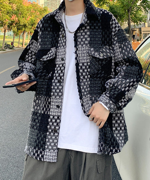 チェック柄シャツジャケット / 15596