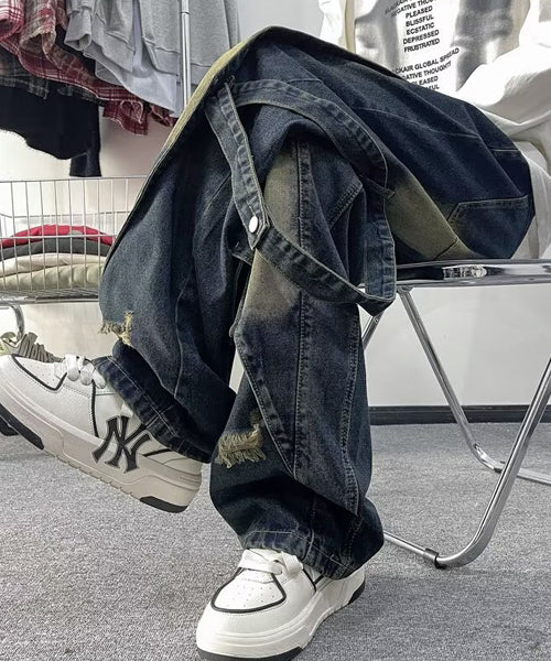 サイドベルトデニムパンツ / 15737