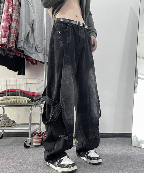 サイドベルトデニムパンツ / 15737
